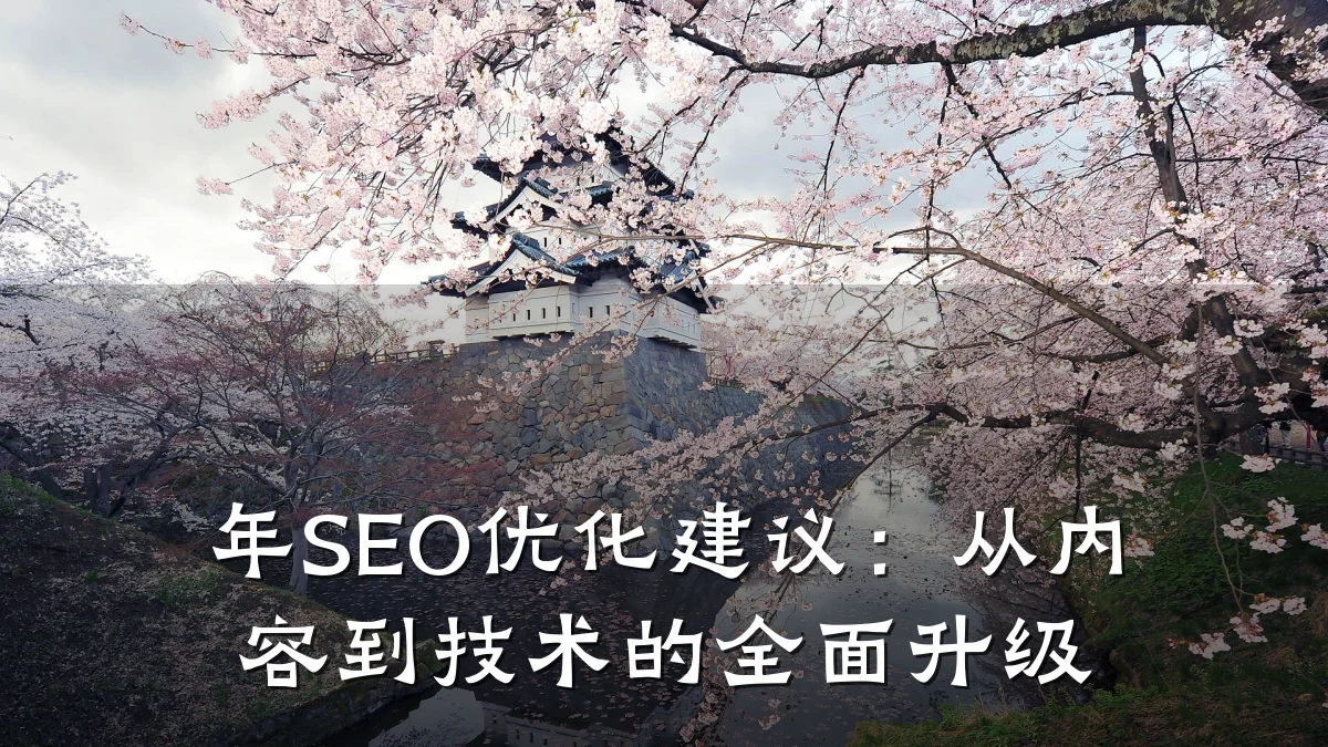 年SEO优化建议:从内容到技术的全面升级