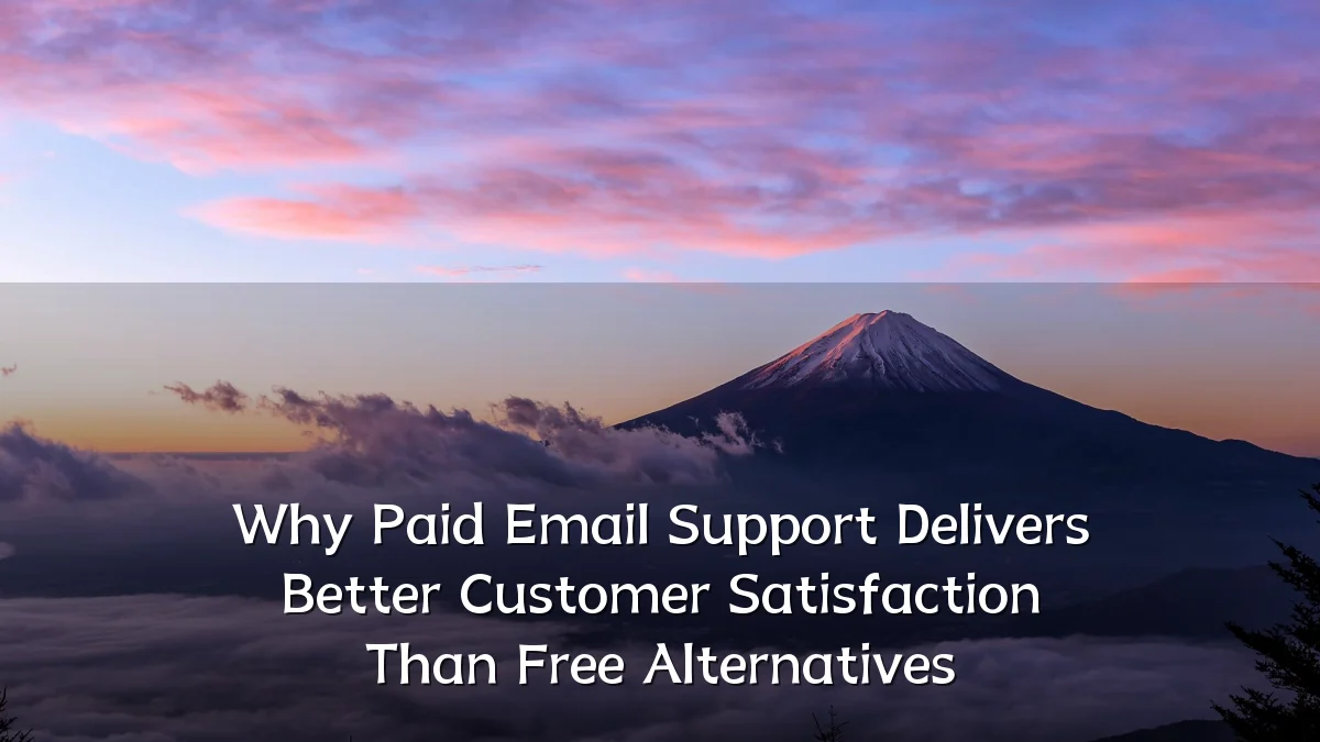 Why Paid Email Support Delivers Better Customer Satisfaction Than Free Alternatives