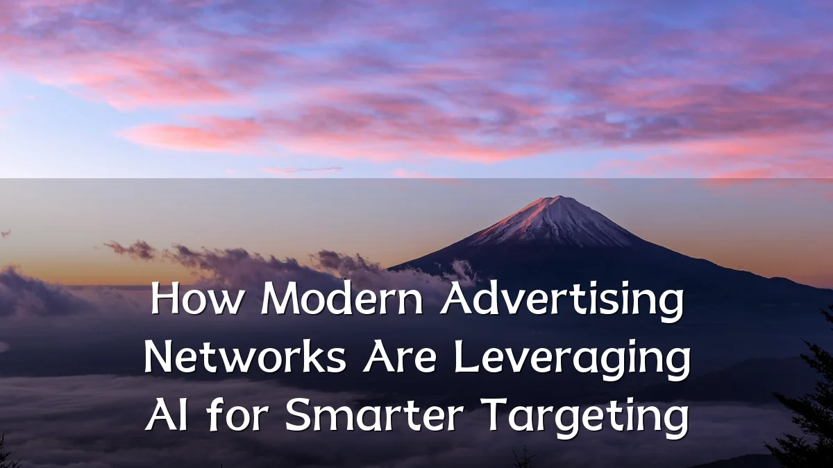 How Modern Advertising Networks Are Leveraging AI for Smarter Targeting
