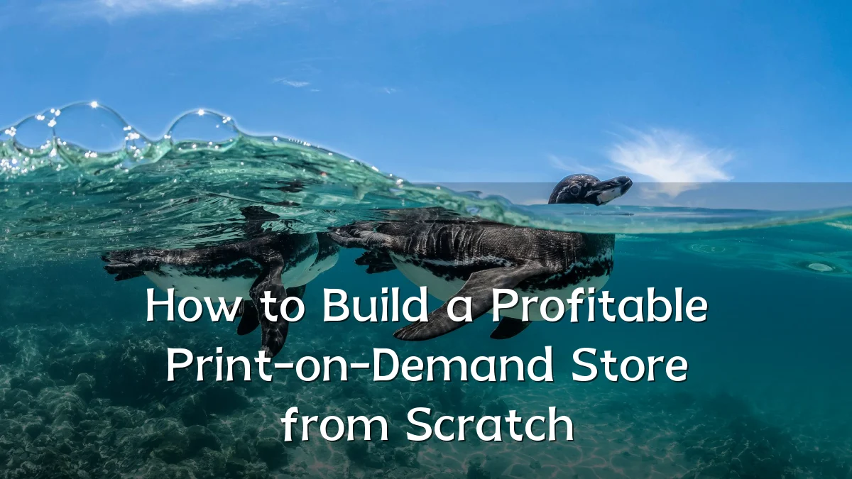 How to Build a Profitable Print-on-Demand Store from Scratch