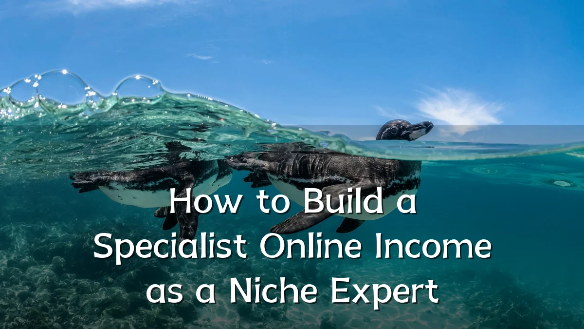 How to Build a Specialist Online Income as a Niche Expert