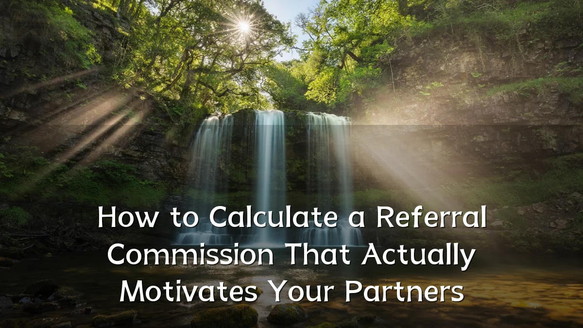 How to Calculate a Referral Commission That Actually Motivates Your Partners