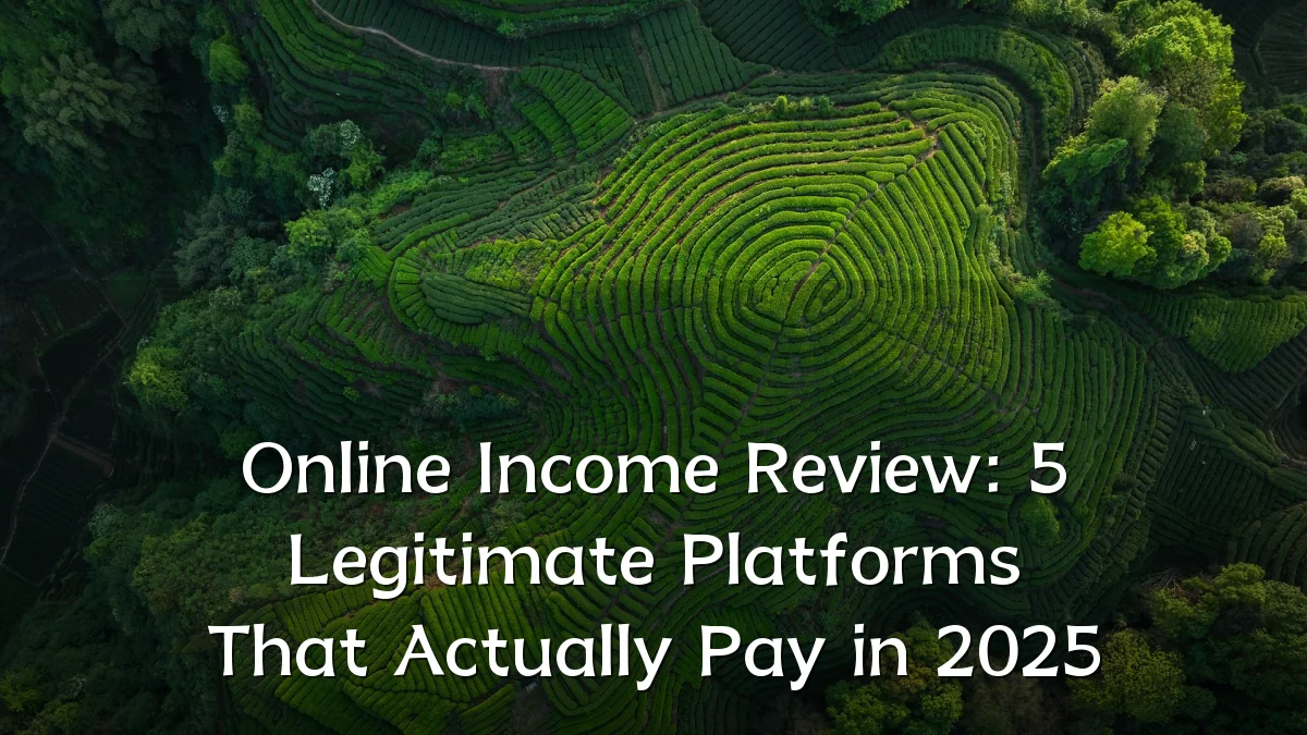 Online Income Review: 5 Legitimate Platforms That Actually Pay in 2025