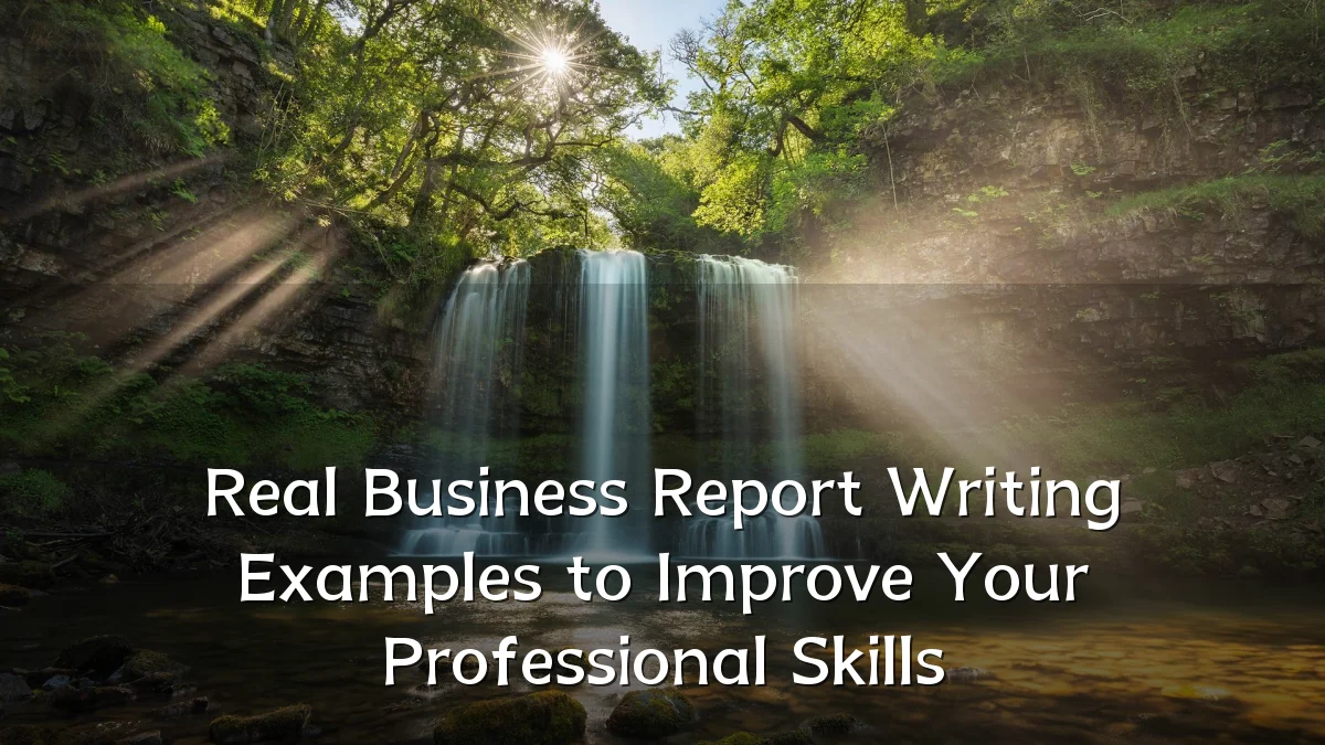Real Business Report Writing Examples to Improve Your Professional Skills
