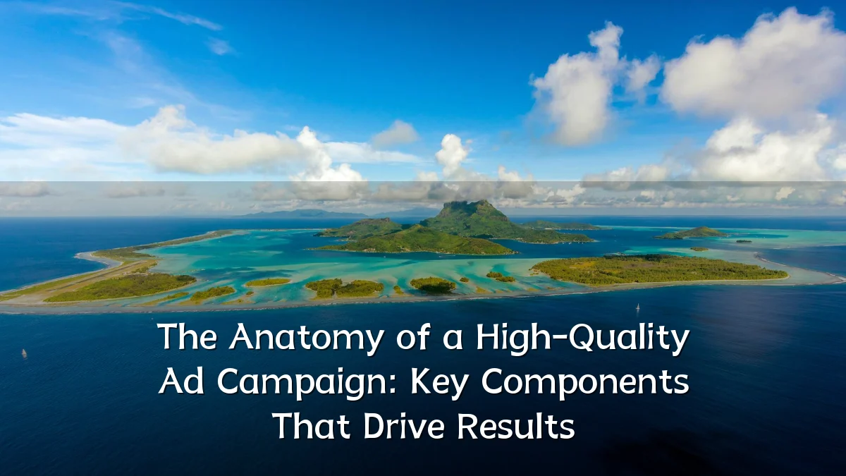 The Anatomy of a High-Quality Ad Campaign: Key Components That Drive Results