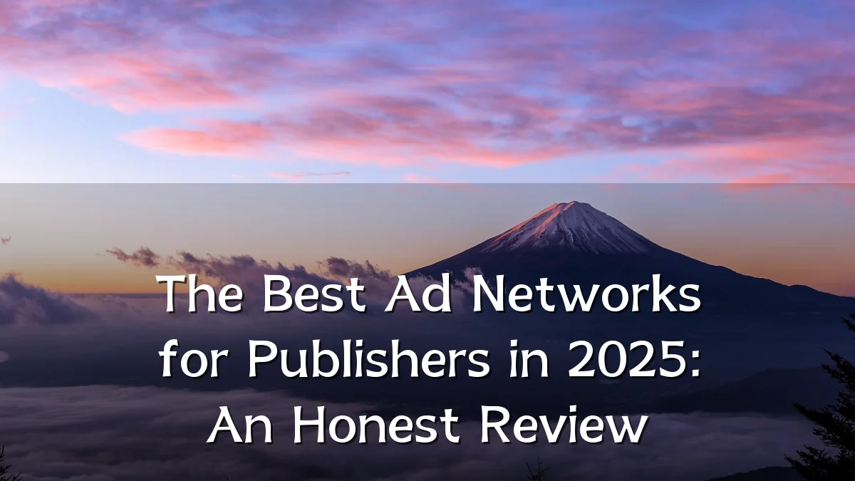 The Best Ad Networks for Publishers in 2025: An Honest Review