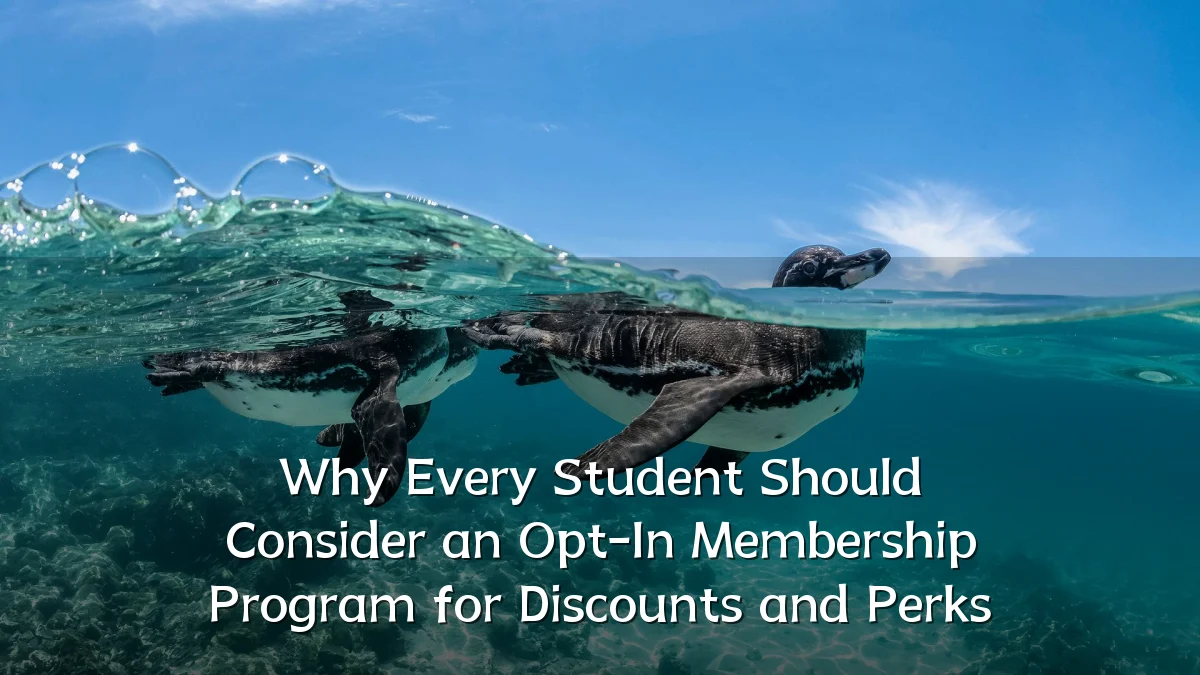 Why Every Student Should Consider an Opt-In Membership Program for Discounts and Perks